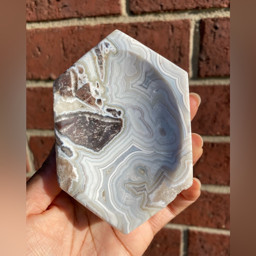 Lace Agate Trinket Dish